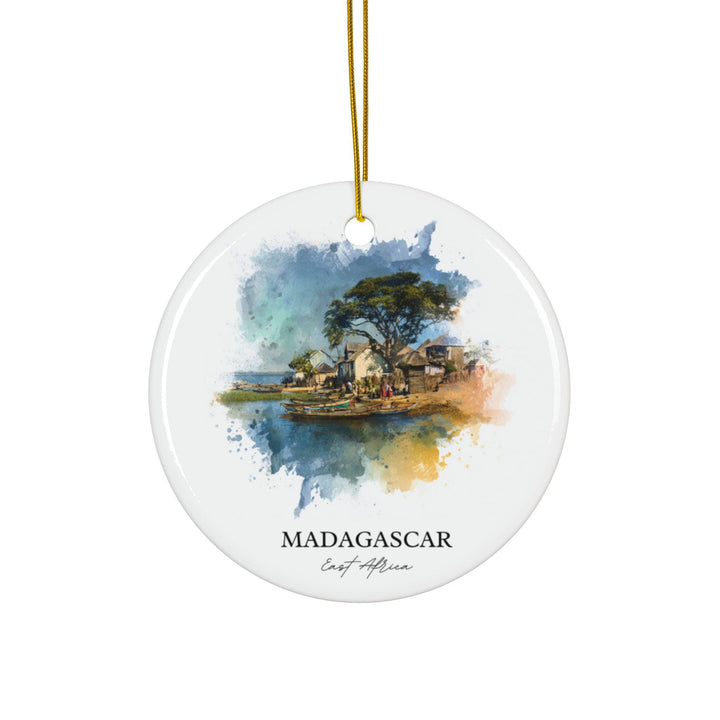 Madagascar Ornament: Unique Madagascar Souvenir, Madagascar Xmas Decor, and Authentic Madagascar Gift