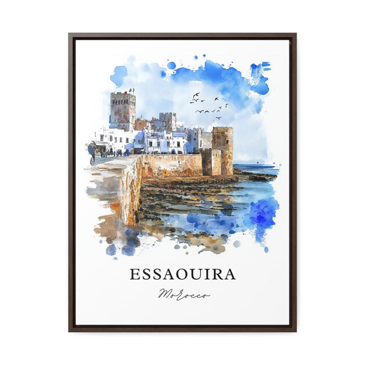 Essaouira Morocco Wall Art, Essaouira Print, Essaouira Watercolor Art, Essaouira Gift, Travel Print, Travel Poster, Housewarming Gift