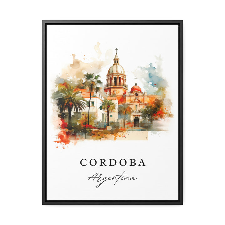 Cordoba Argentina wall art - Argentina, Cordoba poster print, Cordoba Wedding gift, Birthday present, Custom Text, Perfect Gift