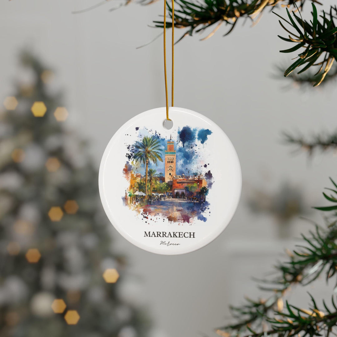 Marrakech Ornament: Unique Marrakech Souvenir, Morocco Xmas Decor, and Authentic Marrakech Morocco Gift