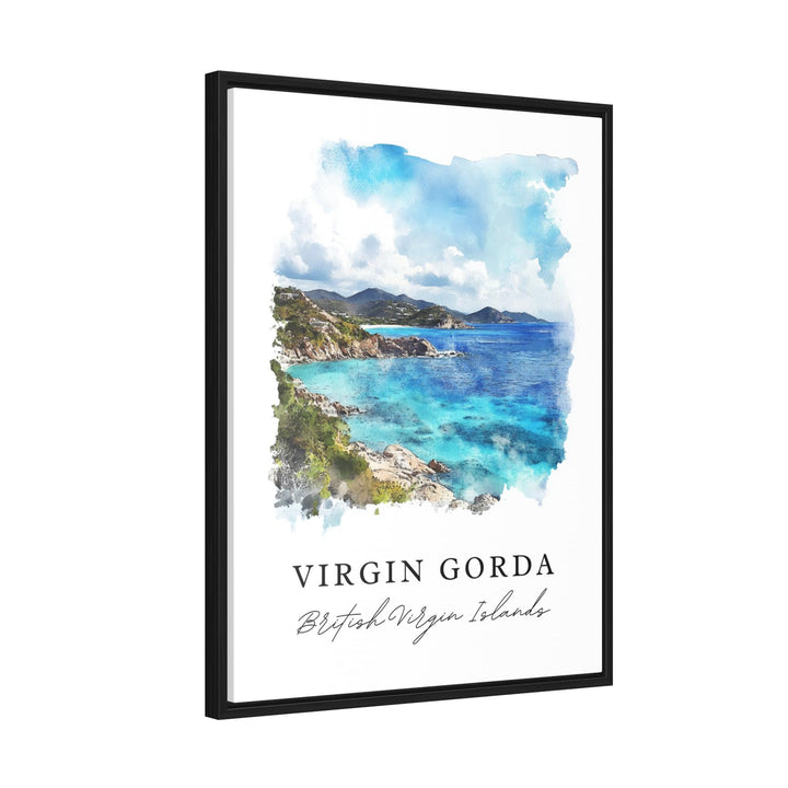 Virgin Gorda, BVI – Watercolor Art Print