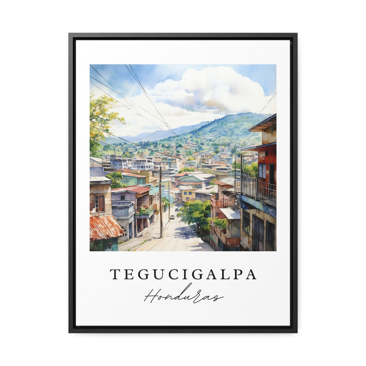 Tegucigalpa Honduras wall art - Honduras, Tegucigalpa poster, Tegucigalpa Wedding gift, Birthday present, Custom Text, Personalized Gift