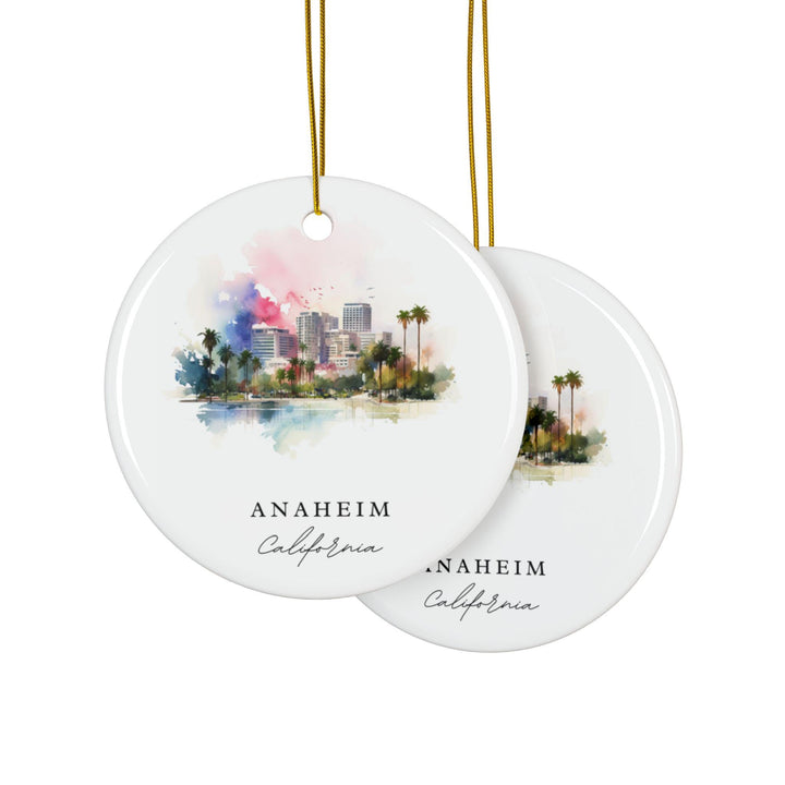 Anaheim, California Christmas Ornament