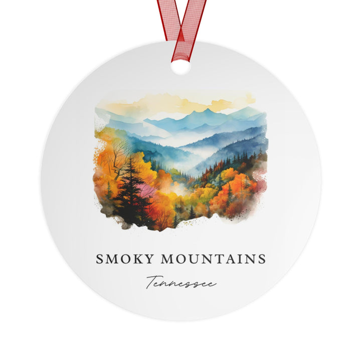 Smoky Mountains Ornament: Smoky Mountains Souvenir, Great Smokies Xmas Decor, and Authentic Smoky Mountains Gift