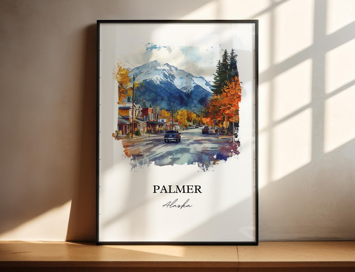 Palmer AK Wall Art - Alaska Print