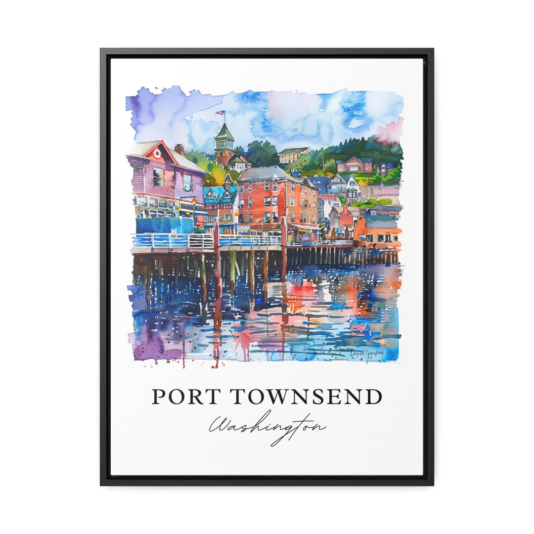 Port Townsend, USA – Watercolor Art Print