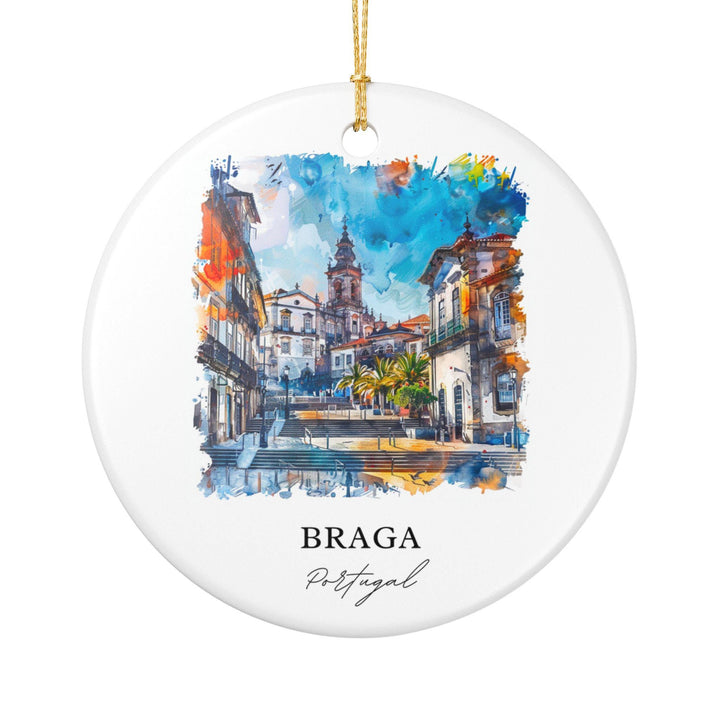 Braga, Portugal Ornament: Unique Braga Souvenir, Braga Portugal Xmas Decor, and Authentic Portugal Gift