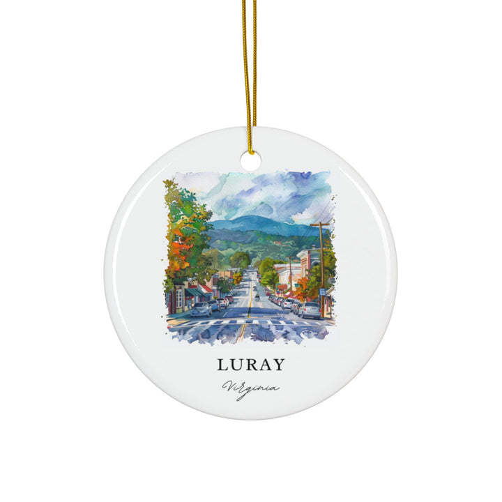 Luray Virginia Ornament: Unique Luray Souvenir, Luray VA Xmas Decor, and Authentic Luray Virginia Gift