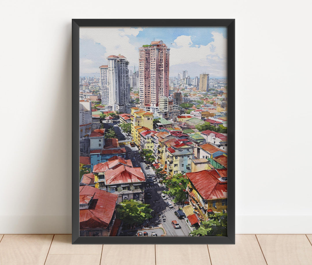 Manila, Philippines – Watercolor Art Print