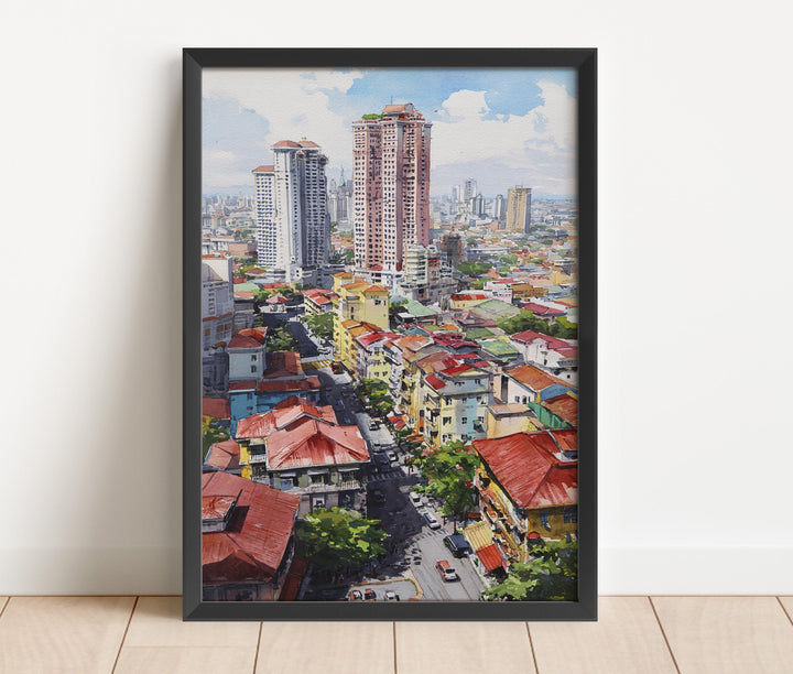Manila, Philippines – Watercolor Art Print