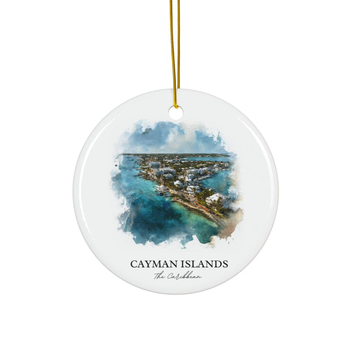 Cayman Islands Ornament: Unique Grand Cayman Souvenir, Caribbean Xmas Decor, and Authentic Cayman Islands Gift