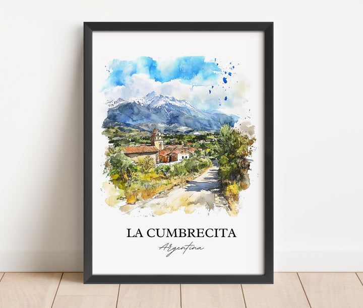 La Cumbrecita, Argentina – Watercolor Art Print