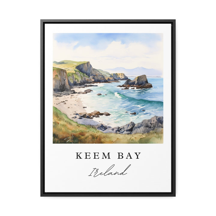 Keem Bay Ireland wall art - Ireland, Keem Bay poster print, Keem Bay Wedding gift, Birthday present, Custom Text, Perfect Gift