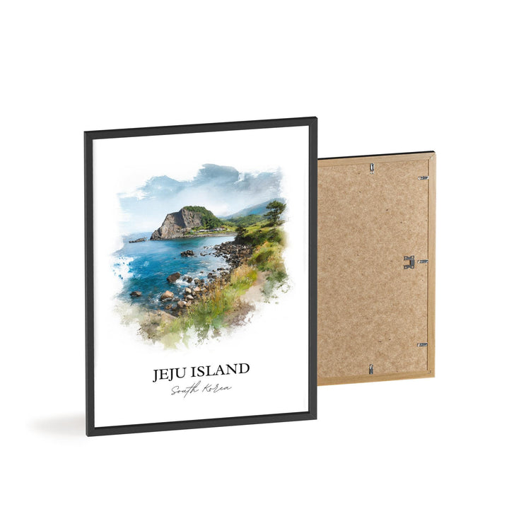 Jeju Island Wall Art, South Korea Print, South Korea Artwork, Jeju Island Gift, Jeju Island Travel Print, Travel Poster, Housewarming Gift