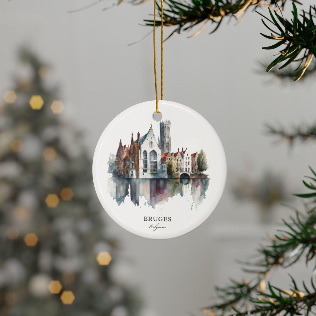 Bruges Ornament: Unique Brugge Souvenir, Belgium Xmas Decor, and Authentic Bruges Belgium Gift