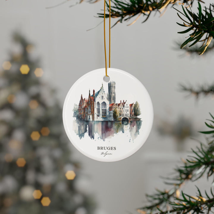 Bruges Ornament: Unique Brugge Souvenir, Belgium Xmas Decor, and Authentic Bruges Belgium Gift