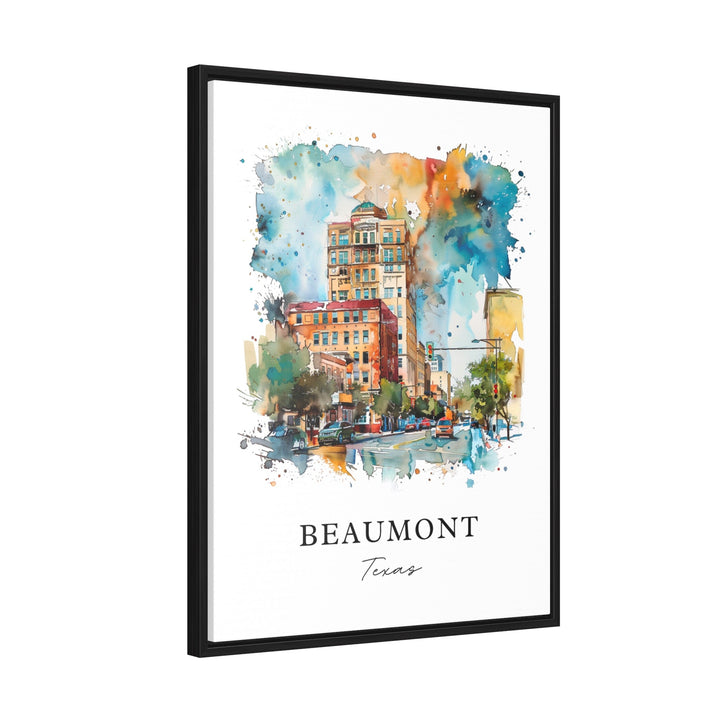 Beaumont Wall Art - Texas Print