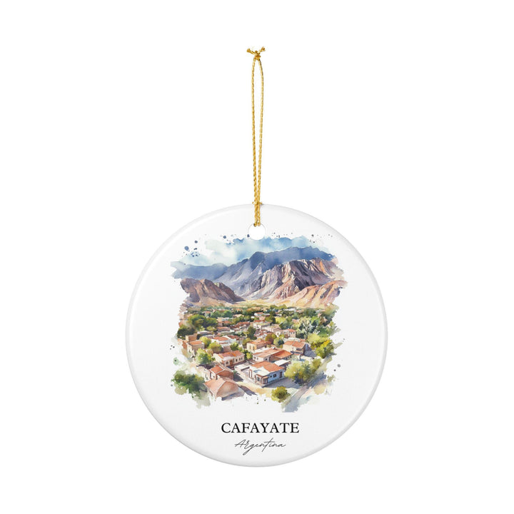 Cafayate Argentina Ornament: Unique Cafayate Souvenir, Cafayate Agrentina Xmas Decor, and Authentic Agrentina Gift