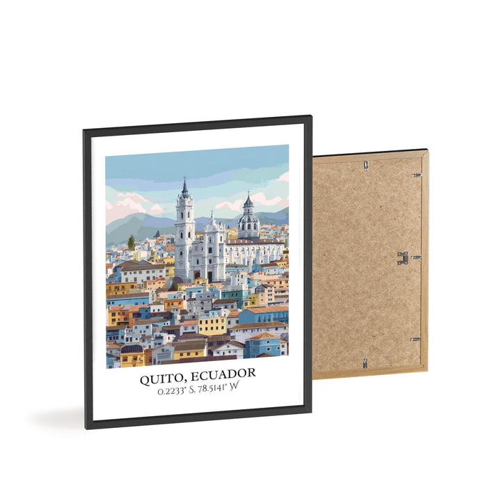 Quito, Ecuador – Watercolor Art Print