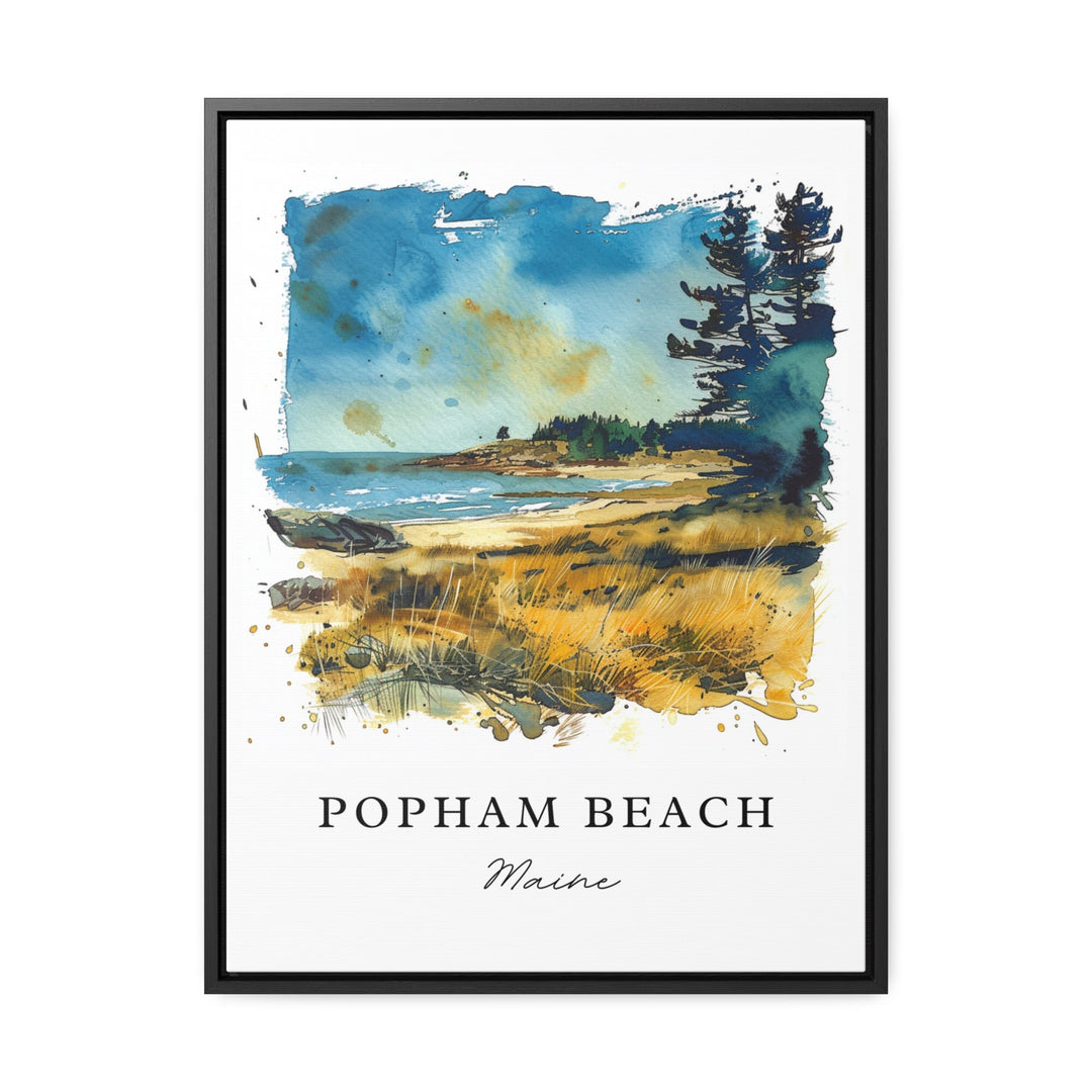 Popham Beach Art, Maine Print, Phippsburg ME Wall Art, Popham Beach Gift, Travel Print, Travel Poster, Travel Gift, Housewarming Gift