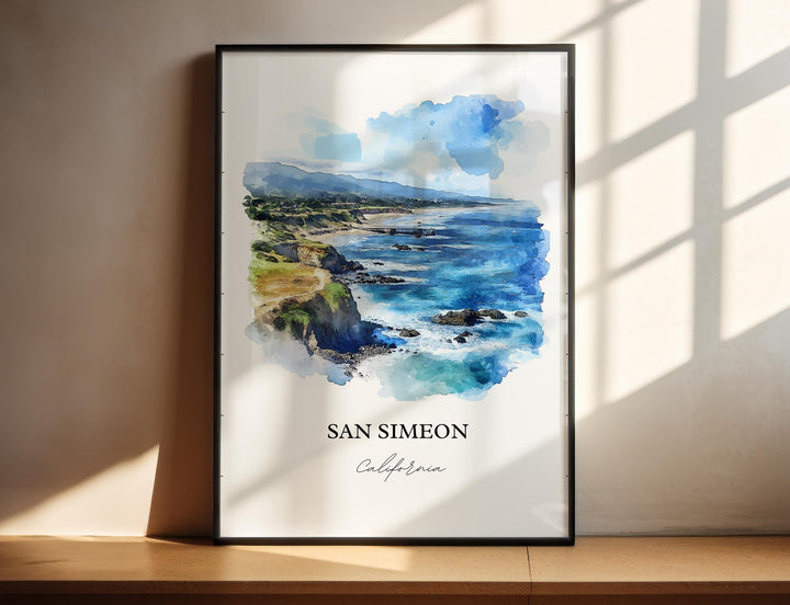 San Simeon Wall Art - California Print