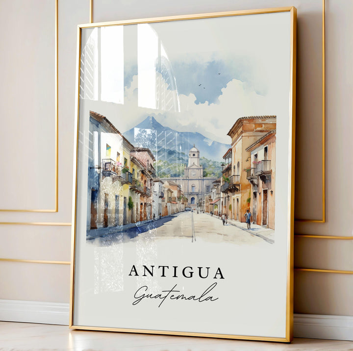 Antigua Wall Art - Guatemala Print