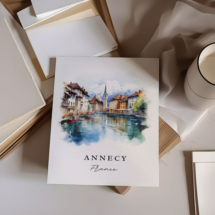 Annecy Wall Art - France Print