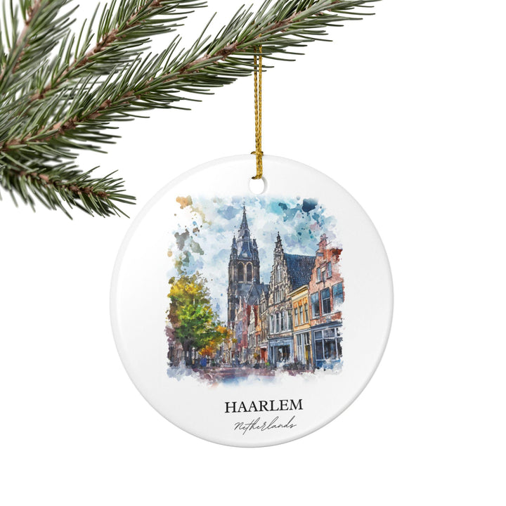 Haarlem Netherlands Ornament: Unique Haarlem Souvenir, Haarlem Xmas Decor, and Authentic Haarlem NLD Gift