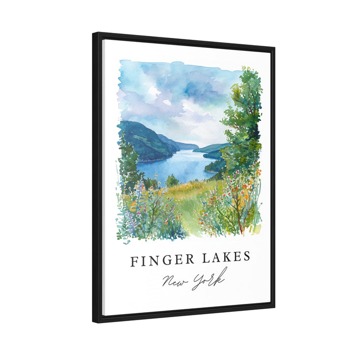 Finger Lakes NY wall art - Upstate NY, Finger Lakes print, Finger Lakes Wedding gift, Birthday present, Custom Text, Perfect Gift