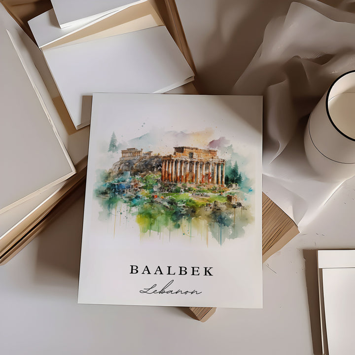 Baalbek Wall Art - Lebanon Print