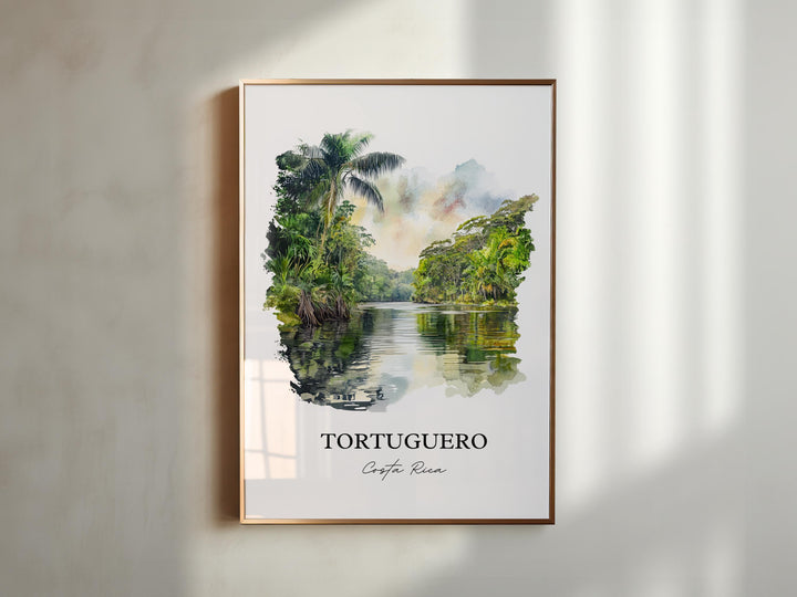 Tortuguero, Costa Rica – Watercolor Art Print