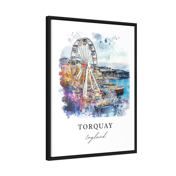 Torquay, England – Watercolor Art Print