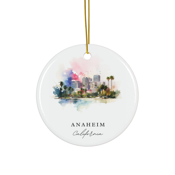 Anaheim, California Christmas Ornament