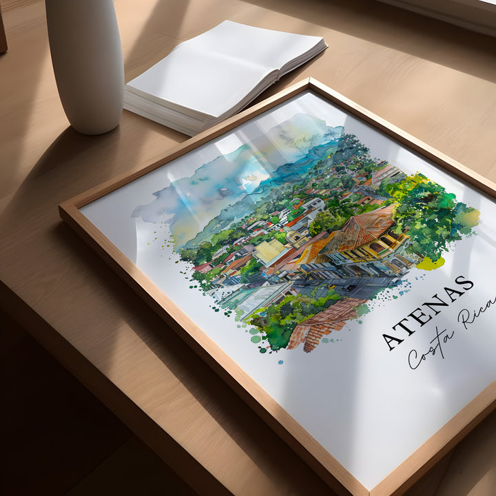 Atenas Wall Art - Costa Rica Print