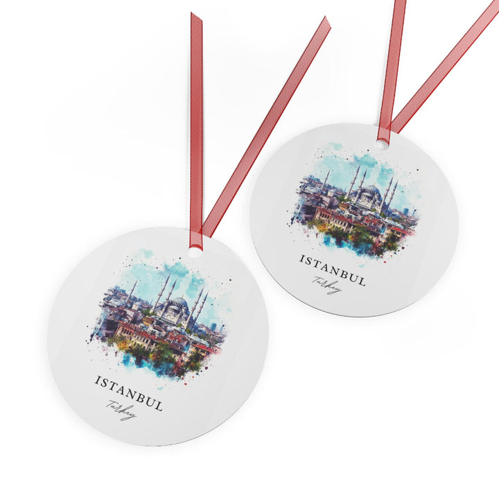 Istanbul Turkey Ornament: Unique Istanbul Souvenir, Xmas Decor, and Authentic Istanbul Turkey Gift