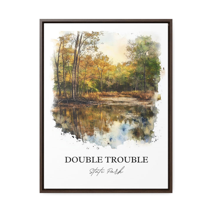 Double Trouble State Park Art, Ocean County Print, NJ Watercolor Art, Double Trouble Park, Travel Print, Travel Poster, Housewarming Gift