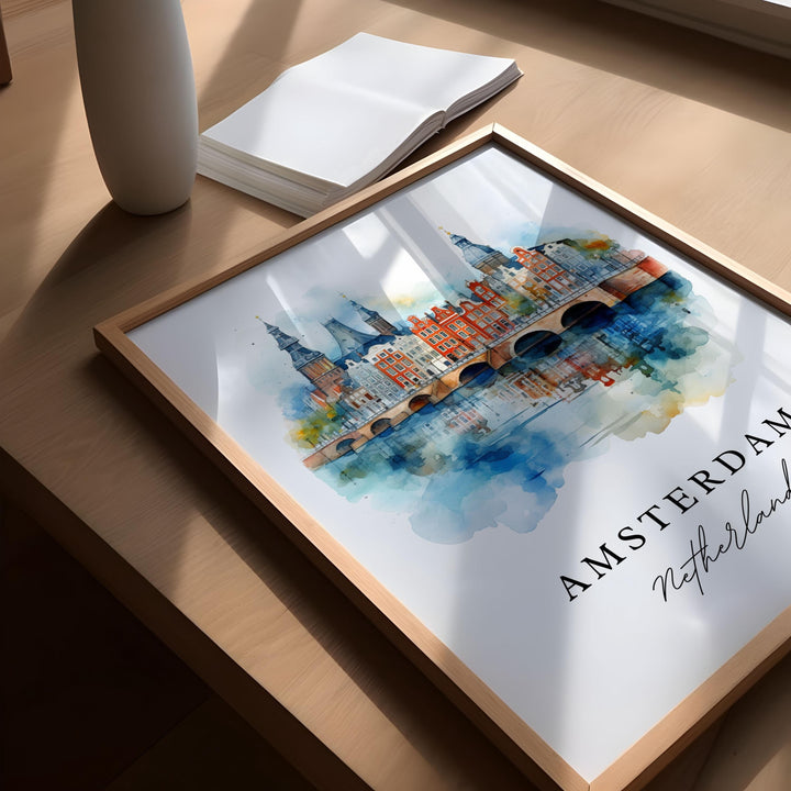 Amsterdam Wall Art - Netherlands Print