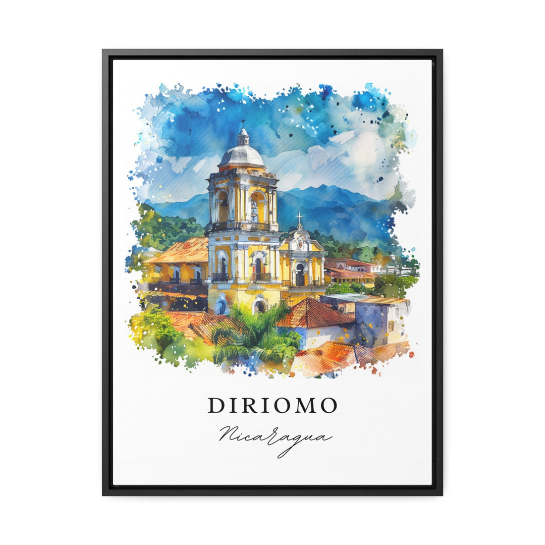 Diriomo Wall Art, Nicaragua Print, Diriomo Wall Art, Diriomo Gift, Diriomo Travel Print, Travel Poster, Travel Gift, Housewarming Gift