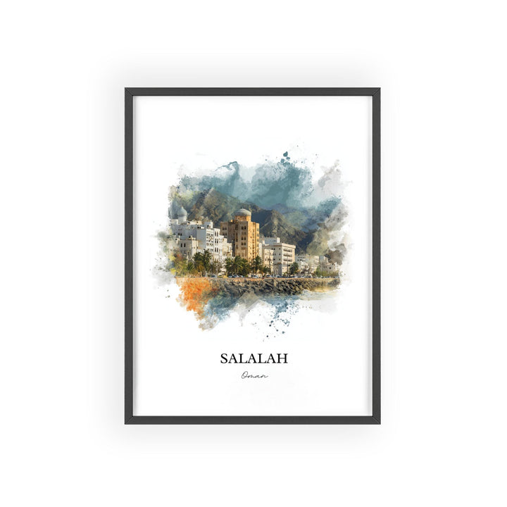 Salalah, Oman – Watercolor Art Print