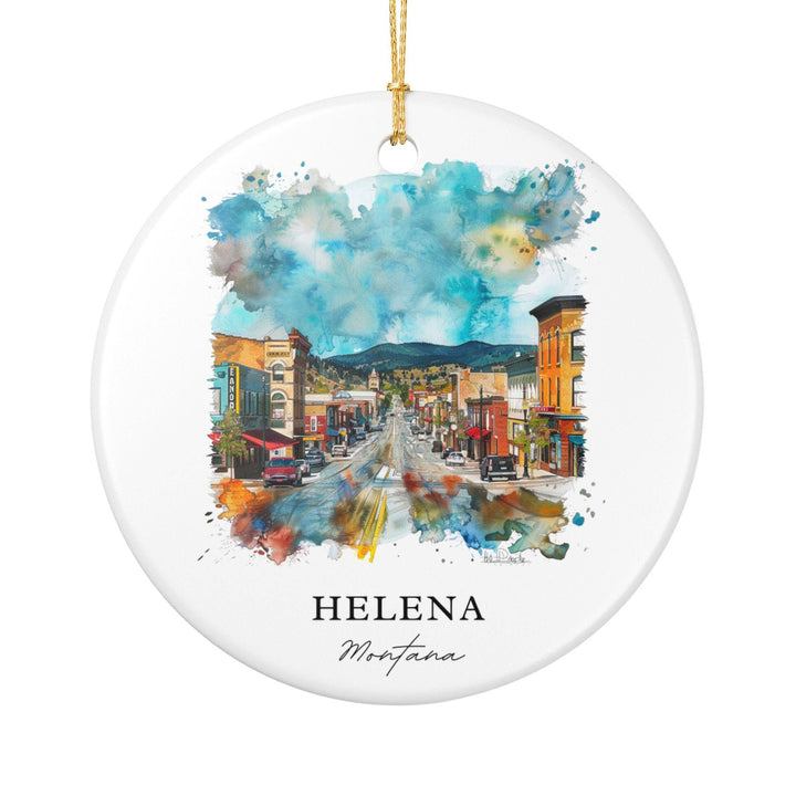 Helena Montana Ornament: Unique Helena MT Souvenir, Helena Montana Decor, and Authentic Helena MT Gift