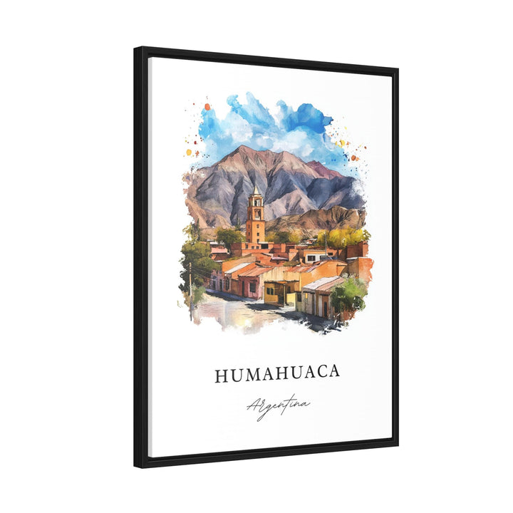 Humahuaca Wall Art, Humahuaca Argentina Print, Jujuy Watercolor Art, Jujuy Argentina Gift,