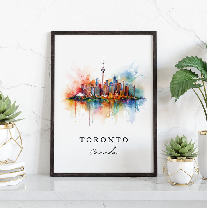 Toronto Canada wall art - Canada, Toronto poster print, Toronto Wedding gift, Birthday present, Custom Text, Perfect Gift