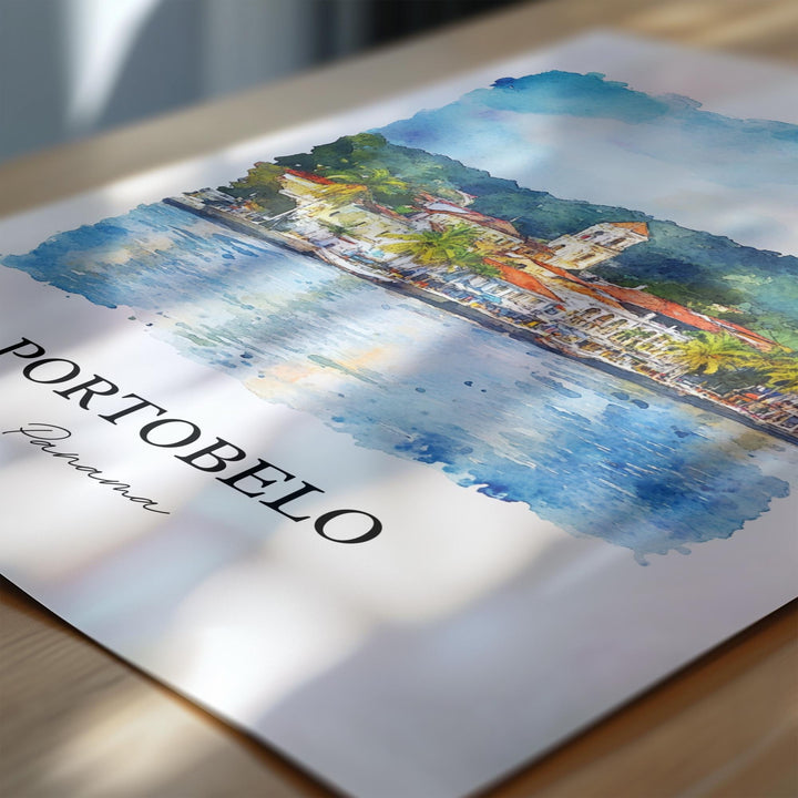 Portobelo, Panama – Watercolor Art Print