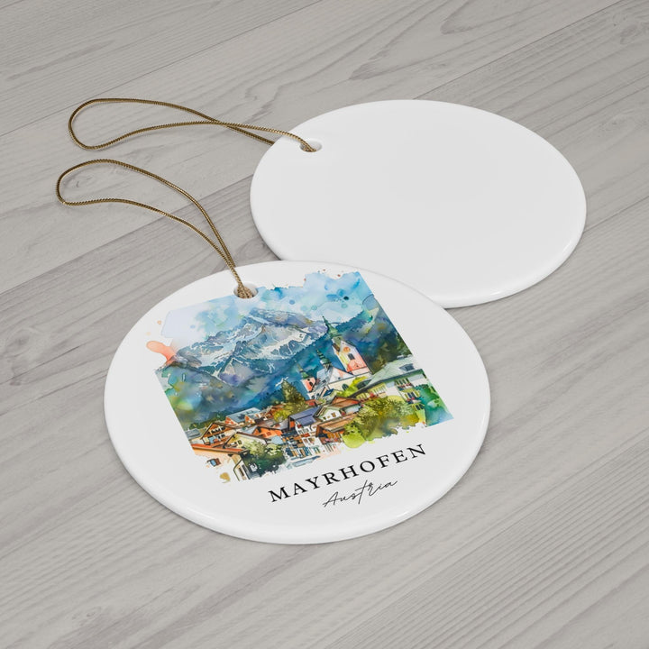 Mayrhofen Austria Ornament: Unique Mayrhofen Souvenir, Mayrhofen Xmas Decor, and Authentic Mayrhofen Aus Christmas Gift