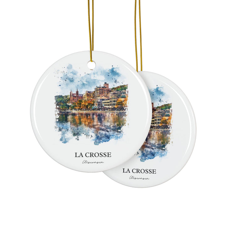 La Crosse Ornament: Unique La Crosse Wisconsin Souvenir, La Crosse Xmas Decor, and Authentic La Crosse WI Gift