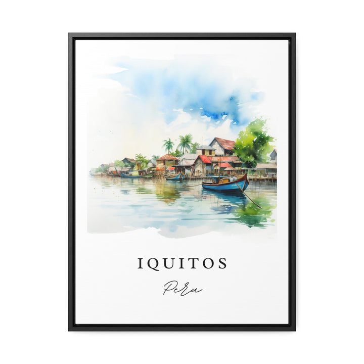 Iquitos Peru wall art - Peru, Iqiutos poster print, Iquitos Wedding gift, Iquitos Peru Birthday present, Custom Text, Perfect Gift