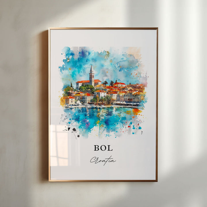 Bol Wall Art - Croatia Print