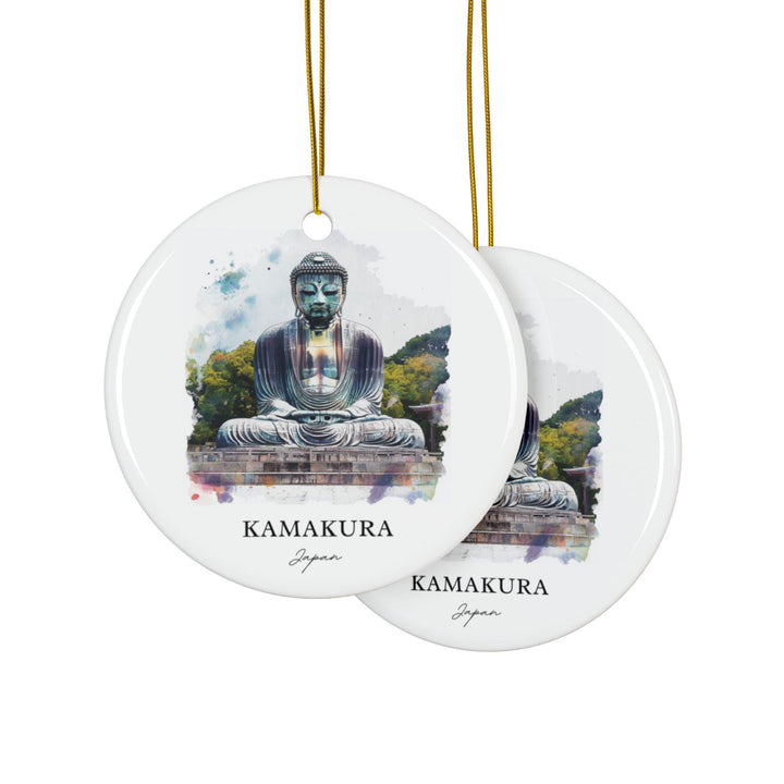 Kamakura Japan Ornament: Unique Kamakura Souvenir, Kamakura Xmas Decor, and Authentic Kamakura Japan Gift