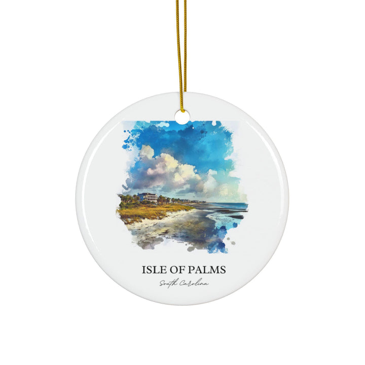 Isle of Palms SC Ornament: Unique Isle of Palms Souvenir, Isle of Palms Xmas Decor, and Authentic South Carolina Gift