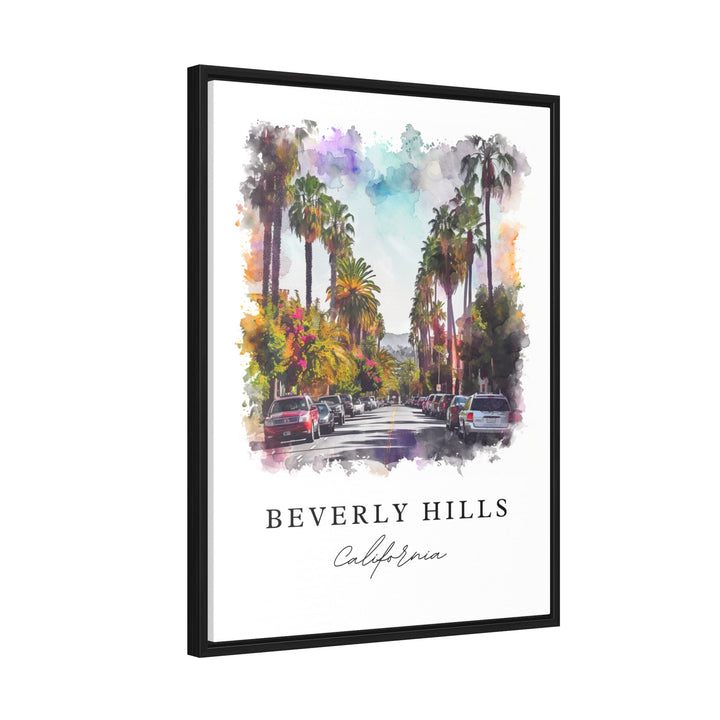 Beverly Hills Wall Art - Los Angeles Print